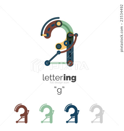 Alphabet letter font logo business icon Alphabet letter font logo business icon 23534492