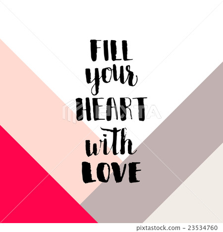 Typographic handwritten phrase 23534760