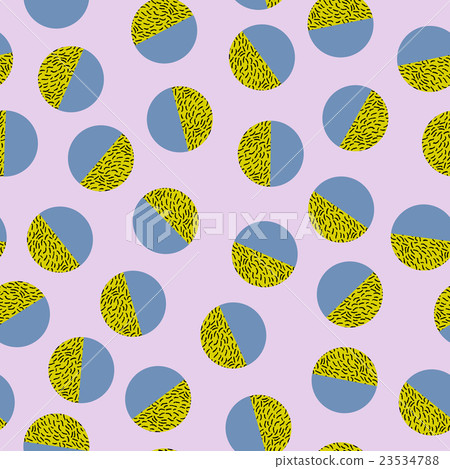 Geometric trendy 80s retro seamless pattern Geometric trendy 80s retro seamless pattern 23534788