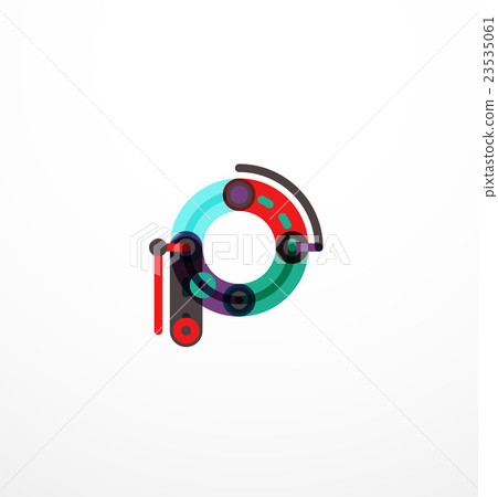 Linear business logo letter 23535061
