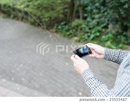 Smartphone and male 23535487