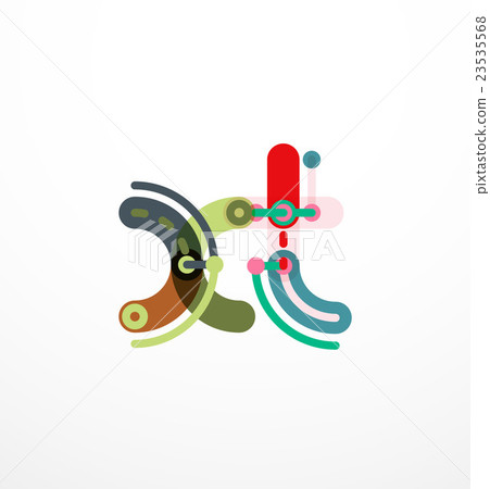 Geometric design letters Geometric design letters 23535568