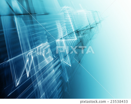 Abstract  blue and white background 23538433