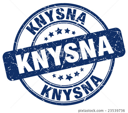 Knysna blue grunge round vintage rubber stamp Knysna blue grunge round vintage rubber stamp 23539736