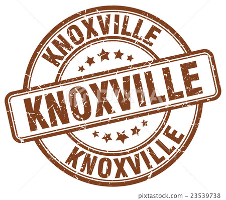 Knoxville brown grunge round vintage rubber stamp Knoxville brown grunge round vintage rubber stamp 23539738