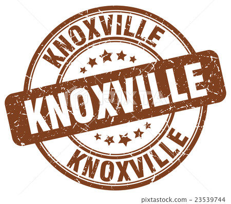 Knoxville brown grunge round vintage rubber stamp Knoxville brown grunge round vintage rubber stamp 23539744