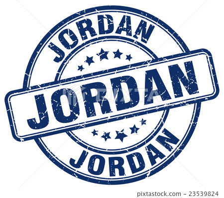 Jordan blue grunge round vintage rubber stamp Jordan blue grunge round vintage rubber stamp 23539824