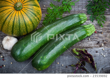 Fresh organic gardening vegetables Fresh organic gardening vegetables 23539892