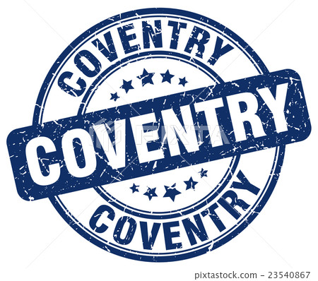 Coventry blue grunge round vintage rubber stamp Coventry blue grunge round vintage rubber stamp 23540867