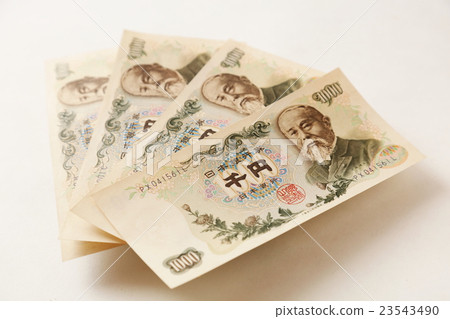 Old 1,000 yen note 23543490