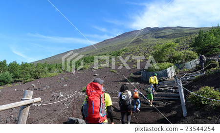 富士山，山開，從富士宮口爬的人 23544254