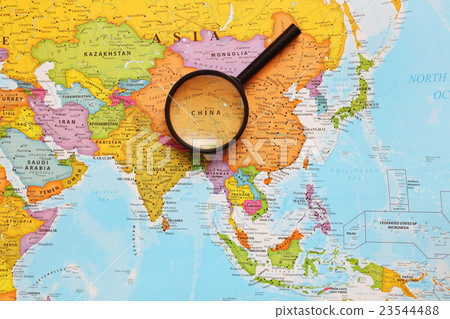 World map · China 23544488