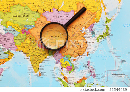 World map · China 23544489
