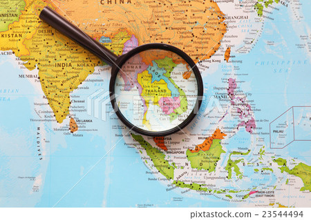 World Map · Thailand - Stock Photo [23544494] - PIXTA