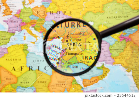 World Map Syria Stock Photo 23544512 PIXTA   23544512 