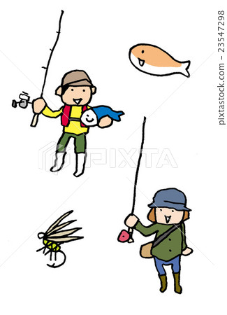 Fishing illustration 23547298