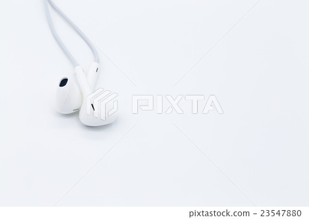 White earbuds 23547880