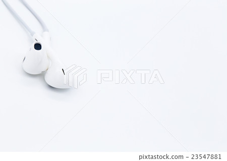 White earbuds White earbuds 23547881