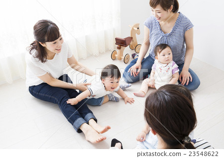 Mom friends and babies Mom friends and babies 23548622