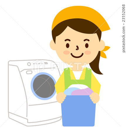 女人洗衣服 女人洗衣服 23552068