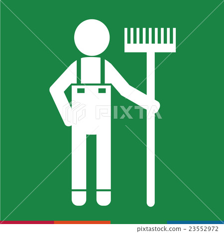 Cleaner Man and Cleaning Tool Equipment  23552972