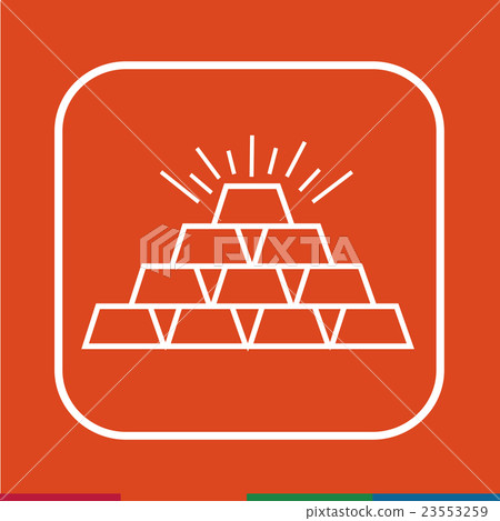 Thin line magnifier document icon\ Thin line magnifier document icon\ 23553259