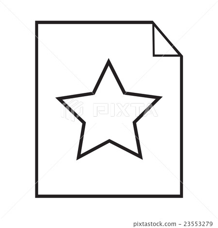 Thin line magnifier document icon\ Thin line magnifier document icon\ 23553279