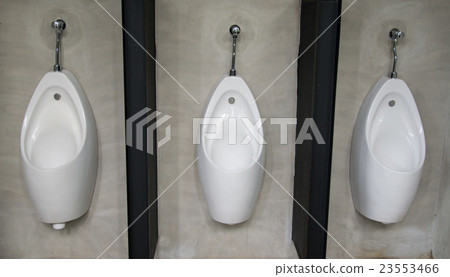 chamber pot in men public toilet. chamber pot in men public toilet. 23553466