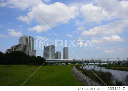 Scenery of Tama River 23554247