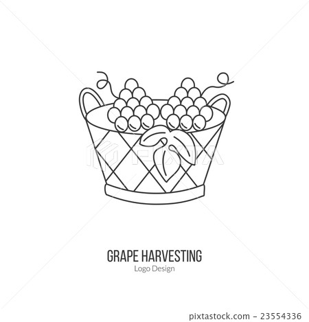Winemaking, wine tasting logotype design concept 23554336
