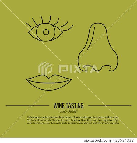 Winemaking, wine tasting graphic design concept 23554338