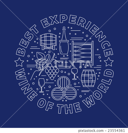 Winemaking, wine tasting graphic design concept Winemaking, wine tasting graphic design concept 23554361