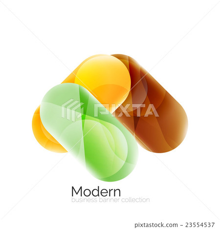 Colorful glossy glass bubbles for text Colorful glossy glass bubbles for text 23554537