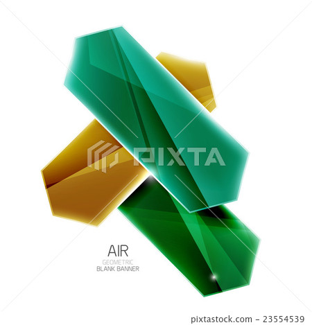 Blank colorful glossy arrow stripes for text Blank colorful glossy arrow stripes for text 23554539