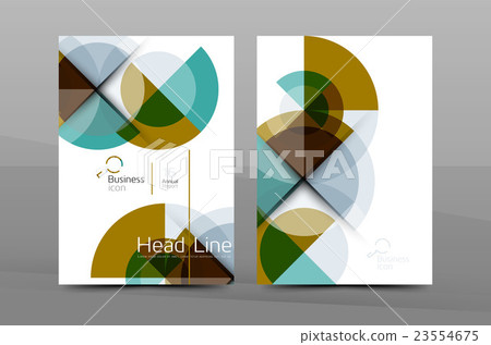 Annual report cover, geometric design Annual report cover, geometric design 23554675