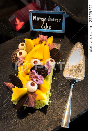 Mango cheese cake Mango cheese cake 23559793