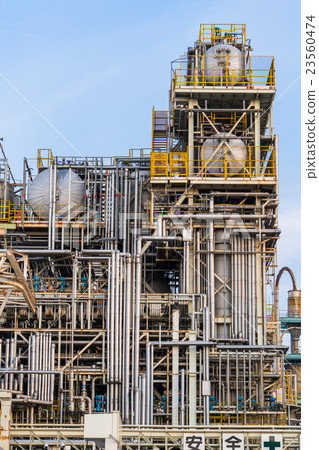 Keihin Industrial Area · Factory Evening Scenery 23560474