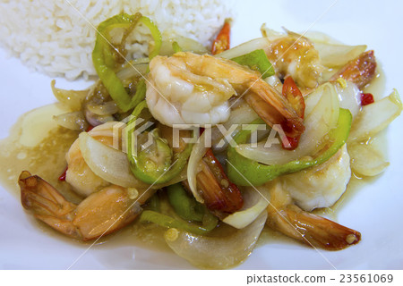 Shrimps Fried Rice,Thailand 23561069