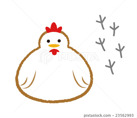 Simple Chicken Illustrations 17 Zodiac Stock Illustration