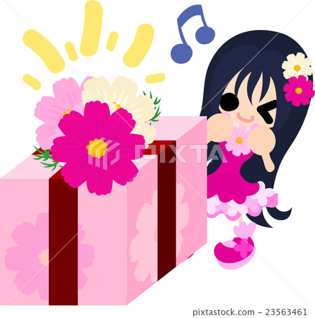 Cute girls and cosmos gifts Cute girls and cosmos gifts 23563461