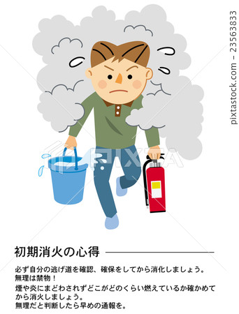 家庭的災害前提滅火器 23563833