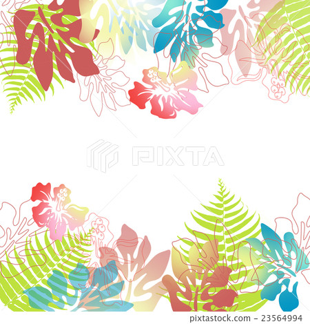 Hibiscus Monstera Fern Healing Aromatherapy Tropical 23564994