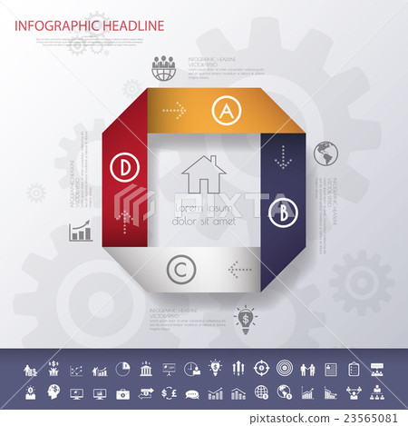 Business template. Can be used for workflow layout 23565081