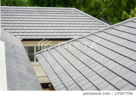 details of roof tiles 23567706