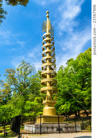 Sorin, vertical shaft finial of a pagoda - Todai 23567906