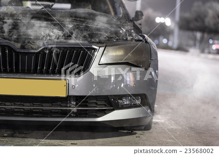 broken steaming car broken steaming car 23568002