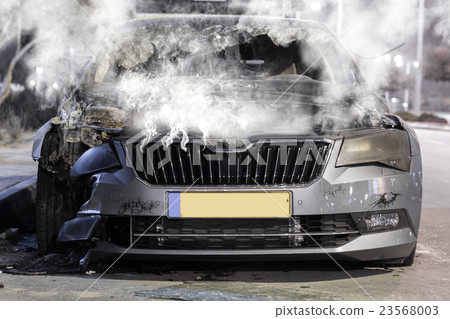 broken steaming car broken steaming car 23568003