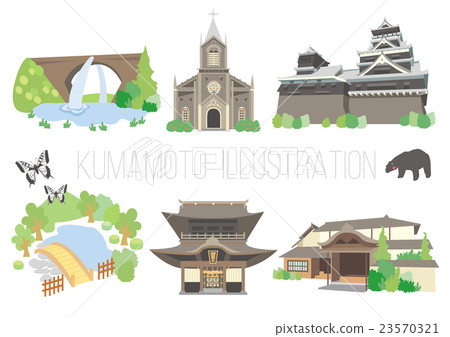 Kumamoto Illustration Kumamoto Illustration 23570321