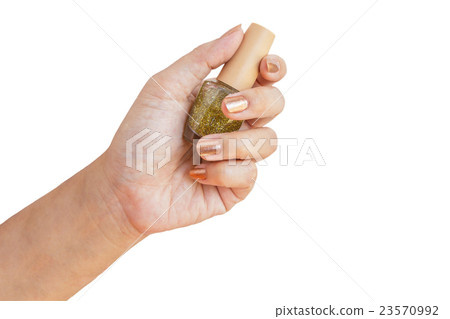 Hand holding nail polisher Hand holding nail polisher 23570992