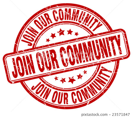 join our community red grunge round rubber stamp join our community red grunge round rubber stamp 23571847